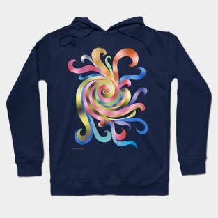 Spiral Burst Digital Hoodie